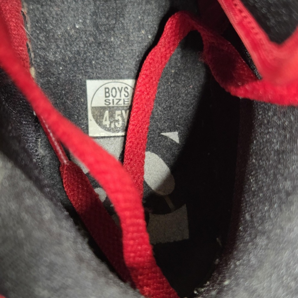Nike Air Jordan 1 Retro High Shoes Youth‎ Size 4.5Y Gym Red Black 705300-601 - Picture 8 of 12